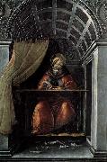 BOTTICELLI, Sandro St Augustine in His Cell oil painting